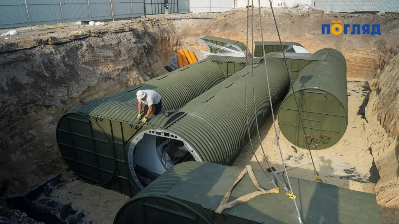 У Бородянці на Київщині встановили нове модульне укриття на 48 людей (ФОТО) - зображення